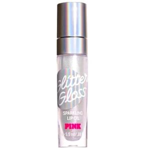 New Victoria's Secret Pink GLITTER GLOSS Sparkling Lip Oil WHIPPED VANILLA